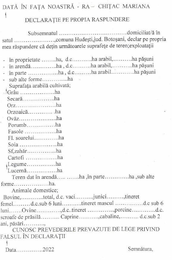 declaratir proprie respundere