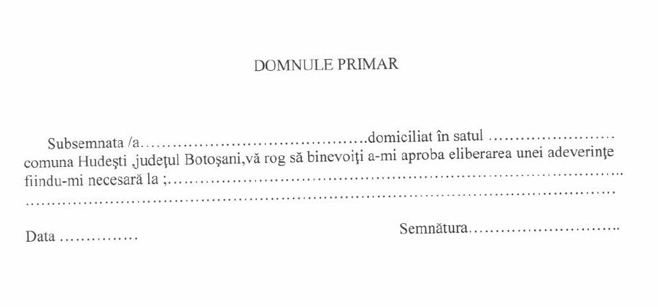 eliberare adeverinte